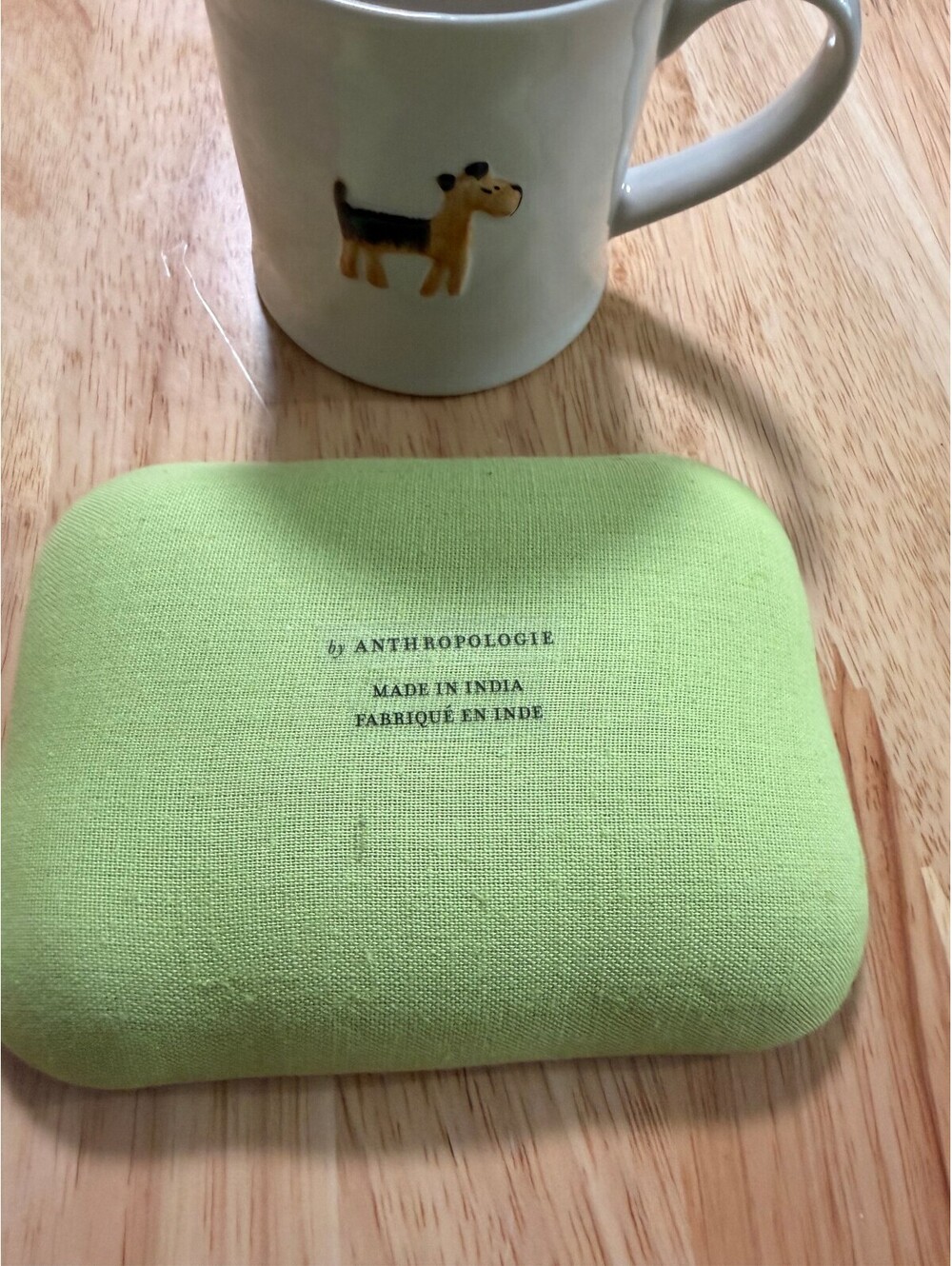 Anthropologie Dog Mom Beaded Trinket Tray and coffee mug - Picture 2 of 2